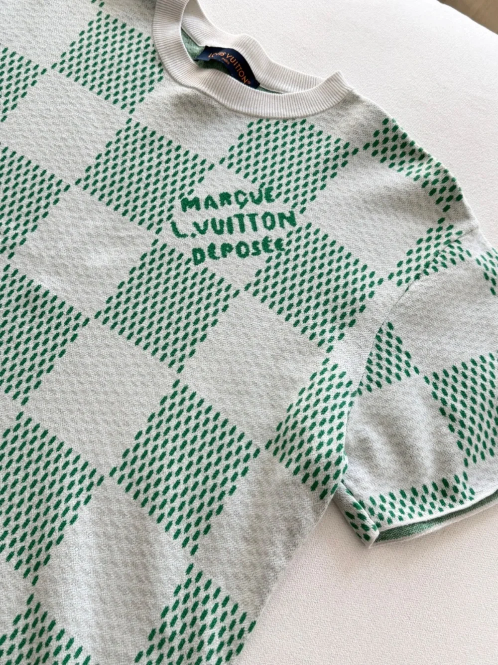 Louis Vuitton damier knitted T-shirt